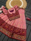 AJD Patola Foil Print Girls Wear Lehenga For Kids Wholesale Price In Surat
